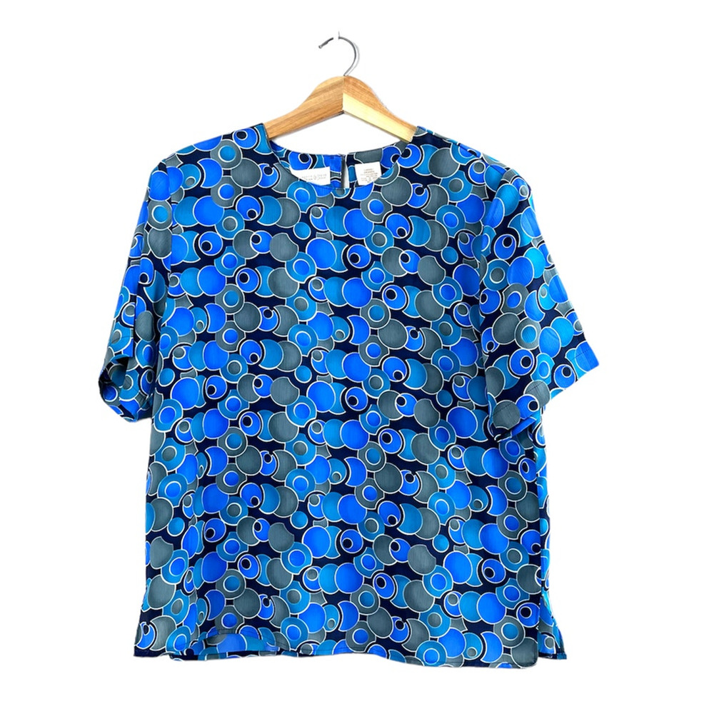 Women's Vintage Retro Christie & Jill Blouse L